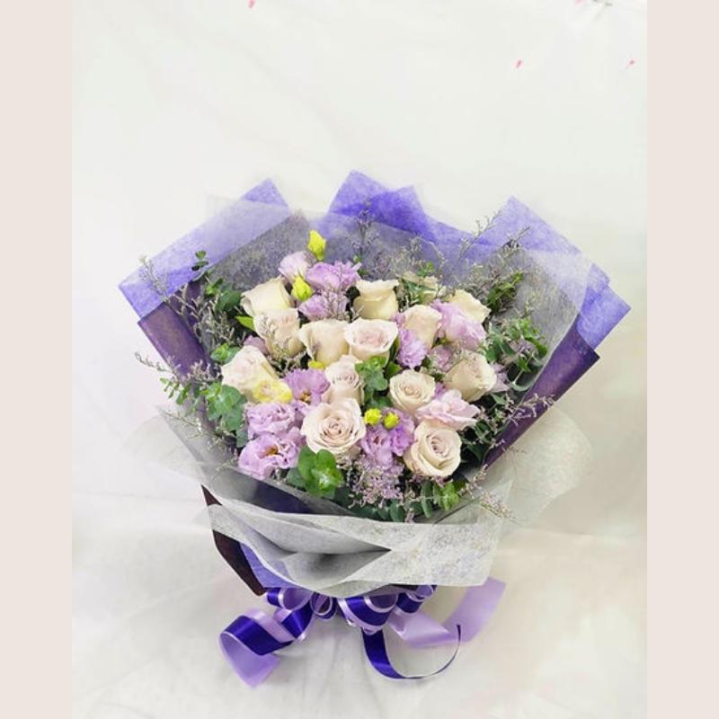 The Flower鮮花花束 進口玫瑰花束 海洋之歌 七夕情人節花束