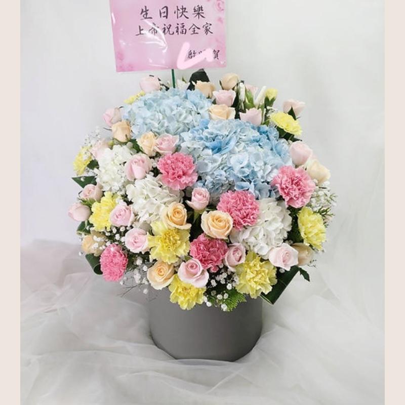 The Flower鮮花花禮 繽紛康乃馨 繡球盆花 母親節花禮推薦