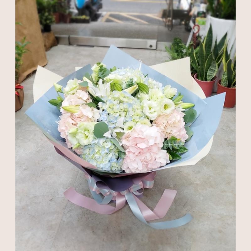 The Flower鮮花花禮 繡球花束 母親節花禮推薦