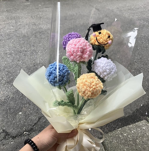 手工編織花束 畢業乒